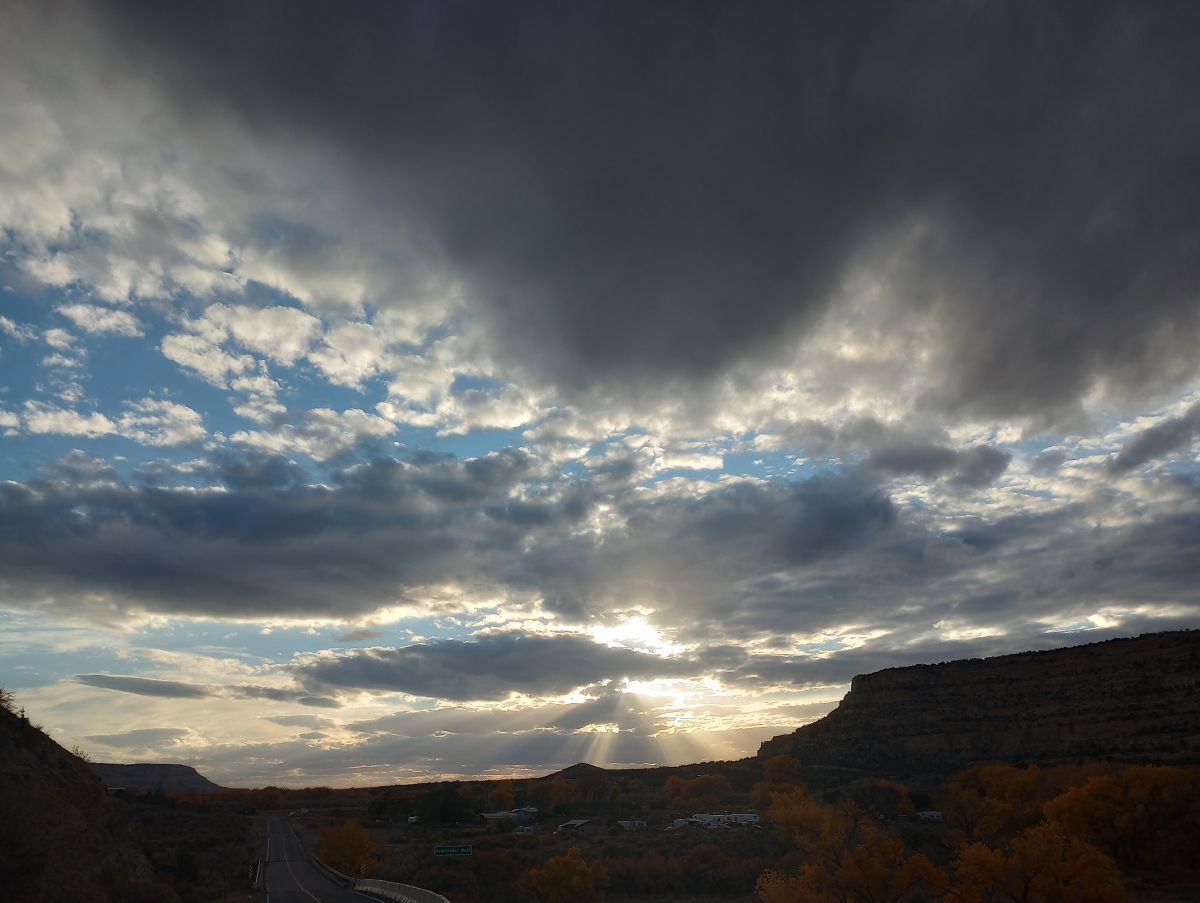 Navajo Dam Cloudy Day 